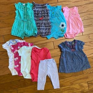 Baby Girl Spring/Summer Bundle 3-6 months